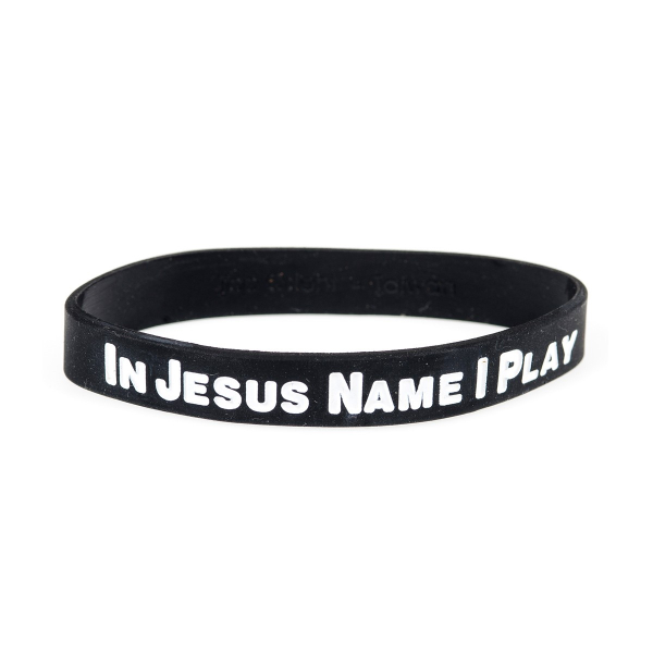 Silikon Armband "Fisch... / In Jesus Name I Play"