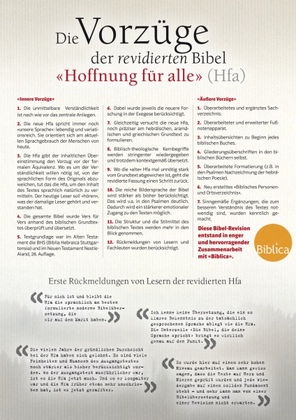 Hoffnung für alle - White Hope Edition (Kunstleder flexibel weiß)