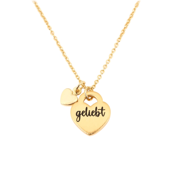 Halskette "Geliebt" - Herz