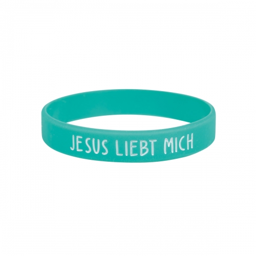 Silikon Armband "Jesus liebt mich"