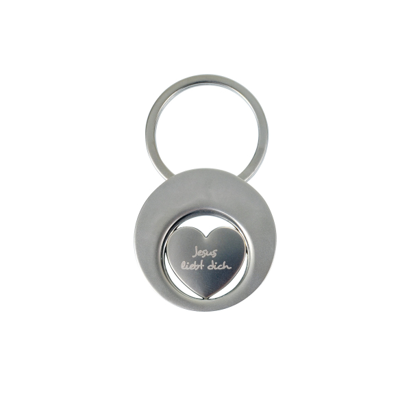 Schlüsselanhänger "Metall-Herz"
