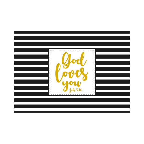 Postkarte "God loves you" - Neutral