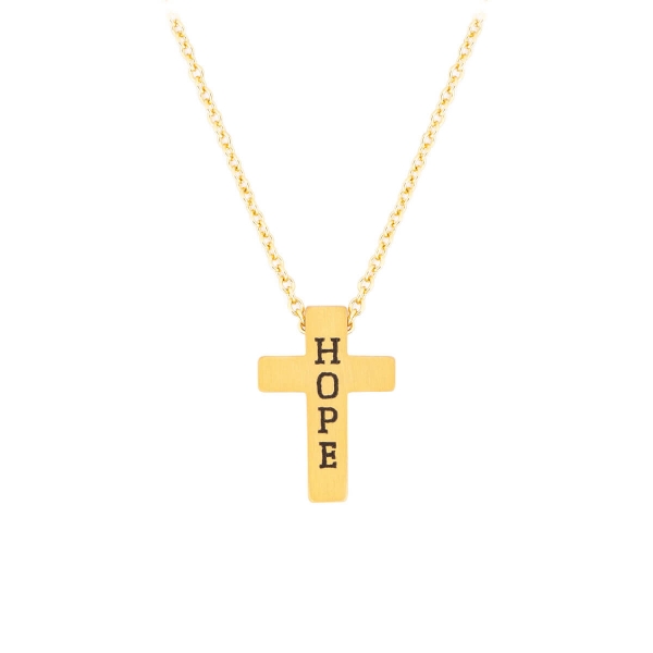 Halskette Kreuz "Hope"