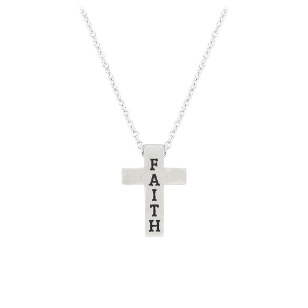 Halskette Kreuz "Faith"