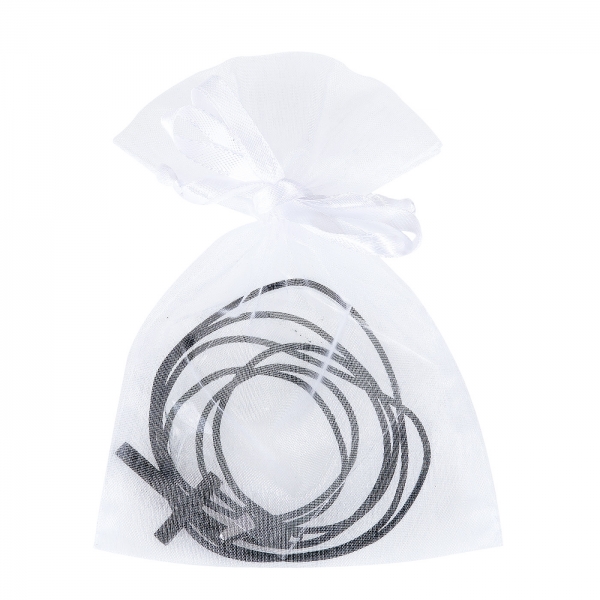 Anhänger "Kreuz" mit Vater unser und Lederband