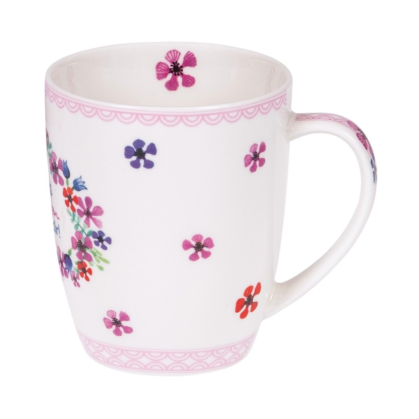 Porzellan-Tasse "Blumen Segen"