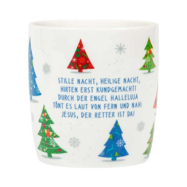 Weihnachtstasse "Tannenbäume " Weihnachtstasse "Tannenbäume "