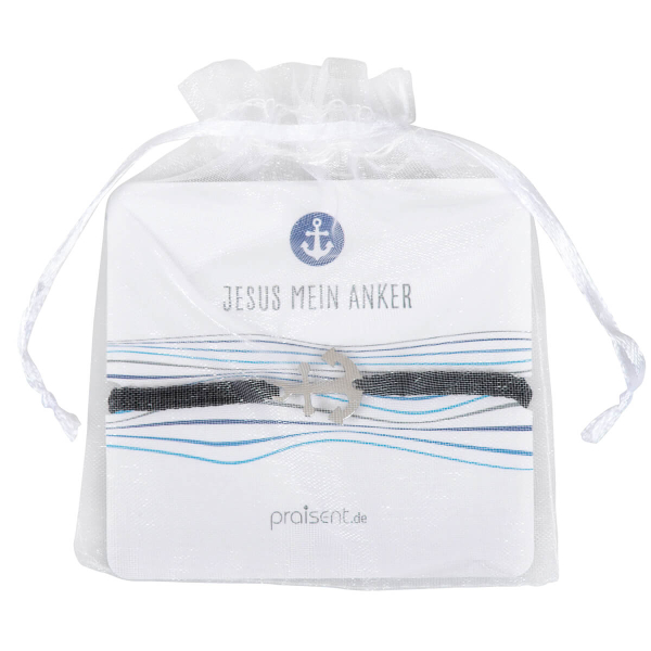 Armband "Anker" - geflochten