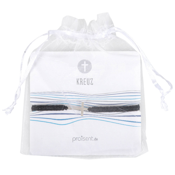 Armband "Kreuz" - geflochten