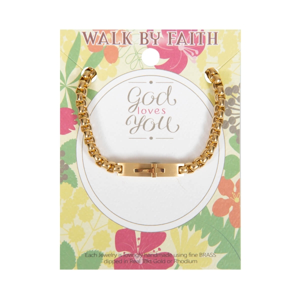 Herren-Armband Kreuz