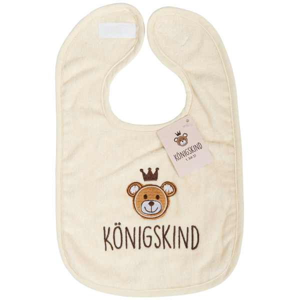 Baby-Lätzchen Bär Königskind