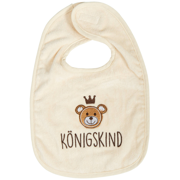Baby-Lätzchen Bär Königskind