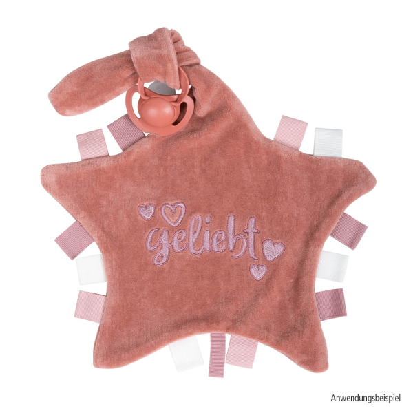 Baby-Schmusetuch "geliebt" altsosa