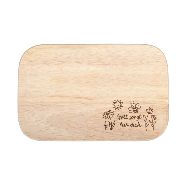 Holzbrettchen "Biene" - Gott sorgt für dich