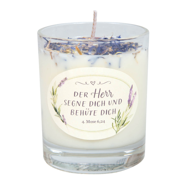 Duftkerzenglas - Der Herr segne dich und behüte dich
