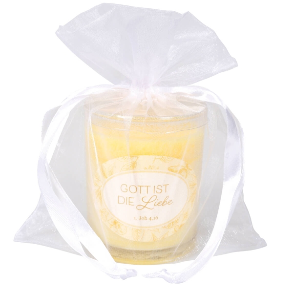 Duftkerzenglas - Gott ist die Liebe
