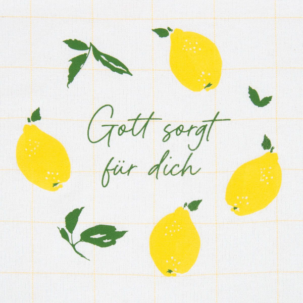Geschirrtuch - Gott sorgt für dich