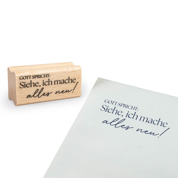 Holzstempel Jahreslosung 2026