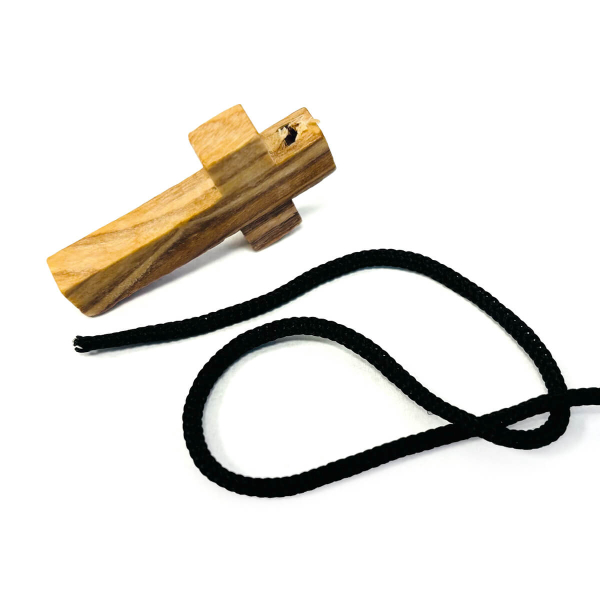 Olivenholz Kreuz mit Band - B-Ware