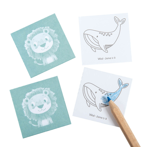 Mal- und Memo-Set "Tiere der Bibel" - Motiv Löwe