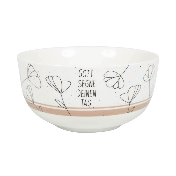 Müslischale - Gott segne Deinen Tag