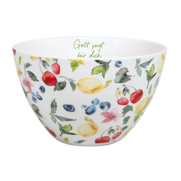 Müslischale Gott - sorgt für dich