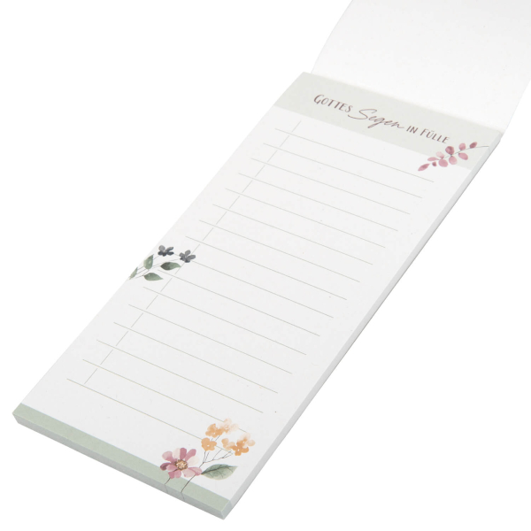 Notizblock - Gottes Segen in Fülle