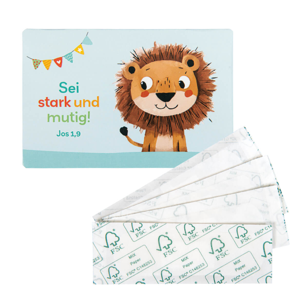 Pflasterstreifen Löwe "Sei stark und mutig Jos. 1,9"