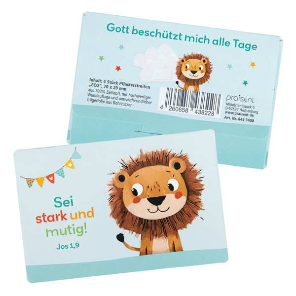 Pflasterstreifen Löwe "Sei stark und mutig Jos. 1,9"
