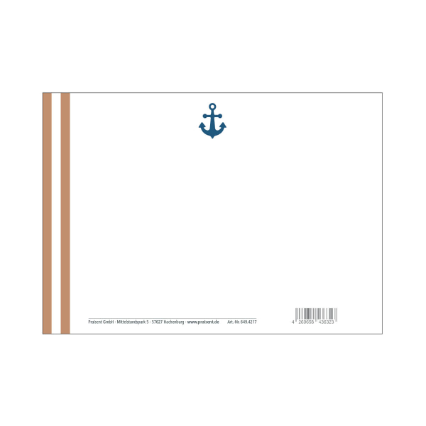 Postkarte Anker