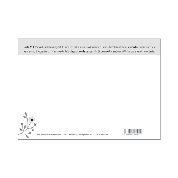 Postkarte - Einfach wunderbar