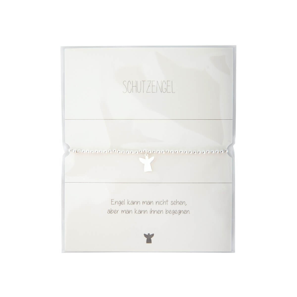 Kugelarmband mit Anhänger Engel