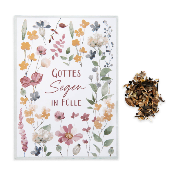 Blumensamen-Tütchen - Gottes Segen in Fülle