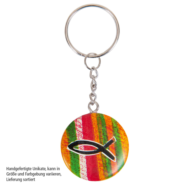 Schlüsselanhänger - Speckstein Fisch