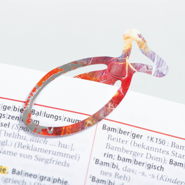 Bibel-Seitenmarker-Set "Fisch" in Metall-Dose