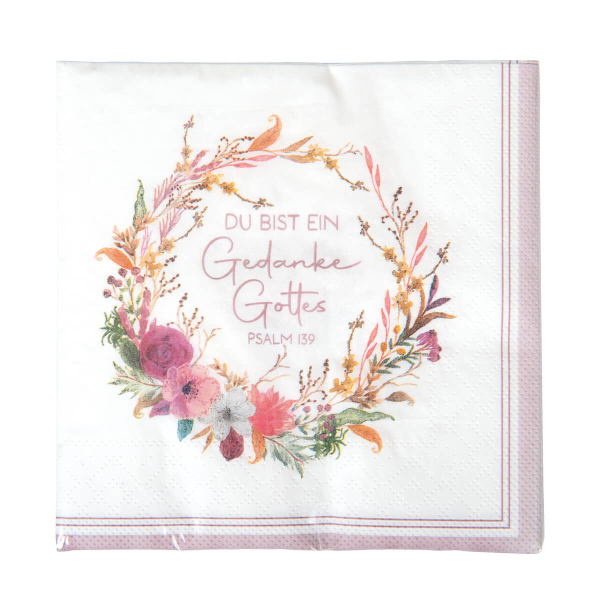 Servietten - Du bist ein Gedanke Gottes