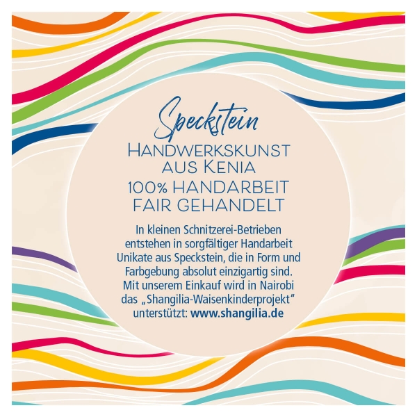 Regenbogenfisch - Speckstein
