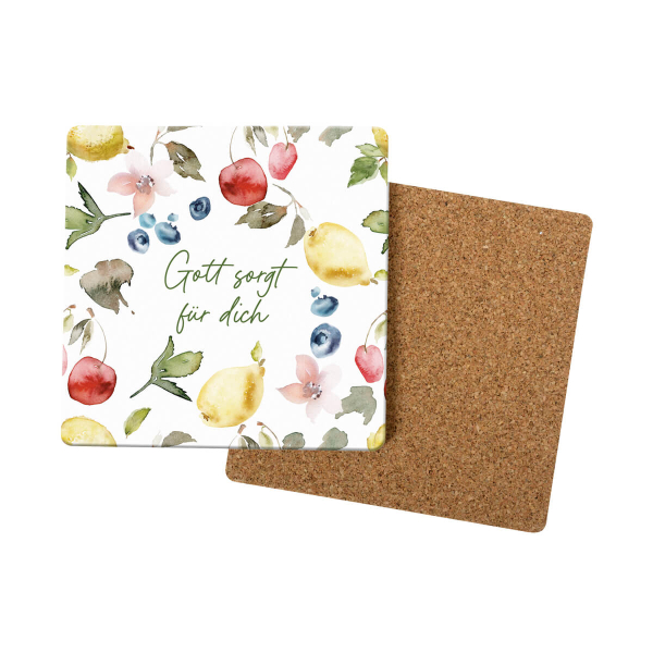 Untersetzer-Set Gott sorgt für dich