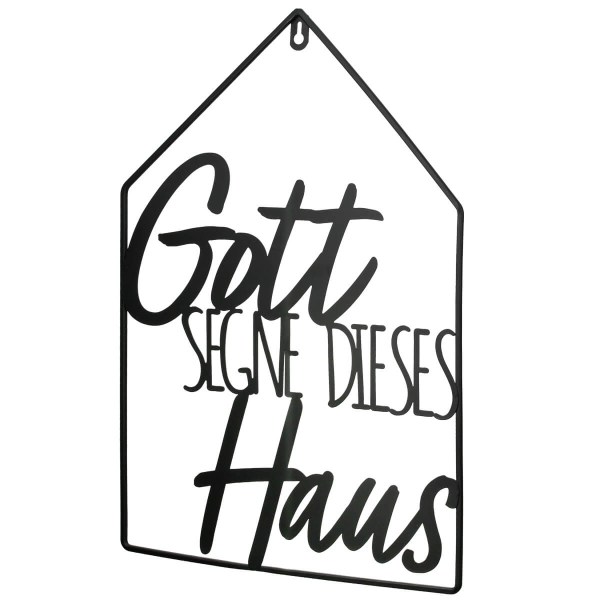 Wanddeko - Gott segne dieses Haus