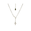 Halskette - Kreuz mit Unendlichkeitssymbol