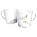 Tasse "Be still and know" - Golddekor