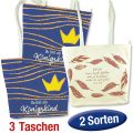 Spar-Paket: Shopper und Kosmetiktasche - 3er-Set